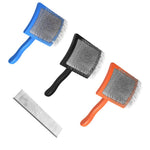 Load image into Gallery viewer, WAGS Waterproof Doodle Brush W/ Comb Large - Blue/Black/Orange