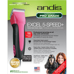 Load image into Gallery viewer, Andis Excel 5-Speed Clipper Fuchsia