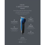 Load image into Gallery viewer, Andis Excel 5-Speed Clipper Indigo Blue