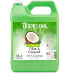 Load image into Gallery viewer, Tropiclean Aloe & Coconut Deodorizing 16-1 Shampoo Gallon
