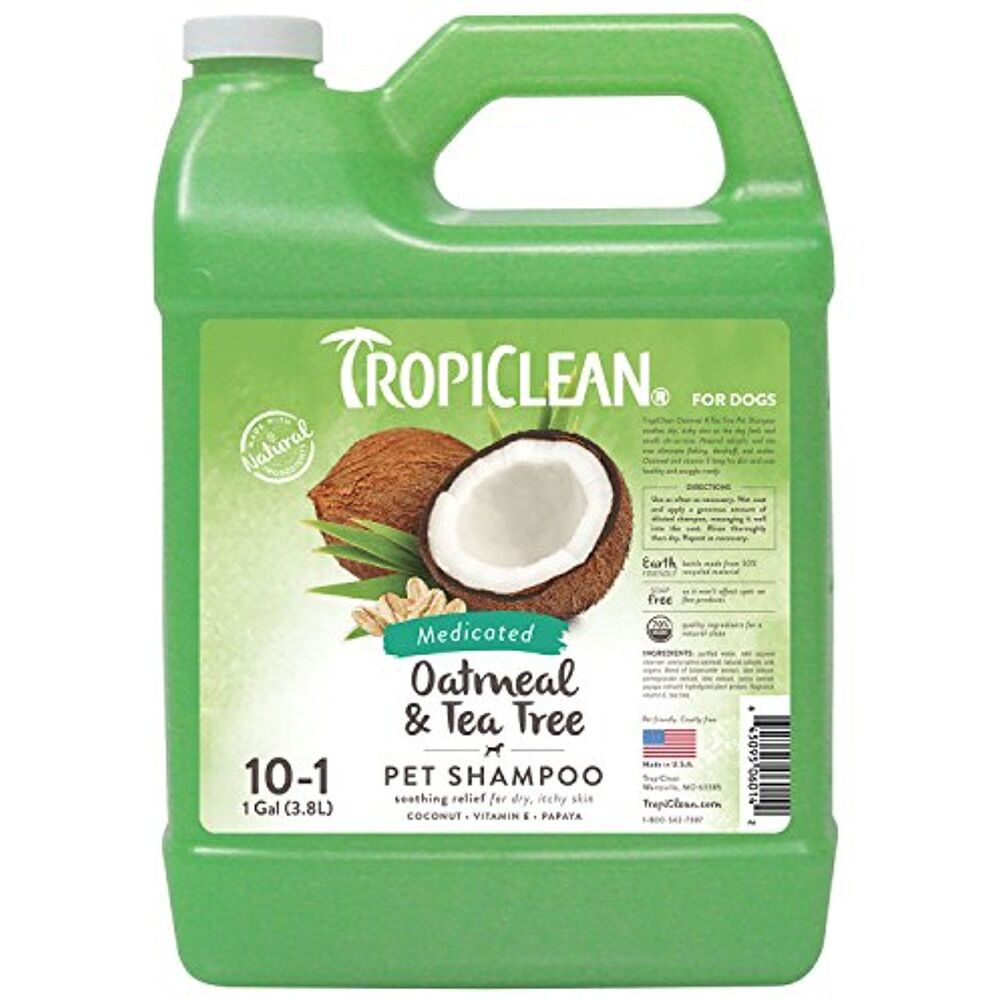 Tropiclean Oatmeal & Tea Tree 10:1 Shampoo Gallon