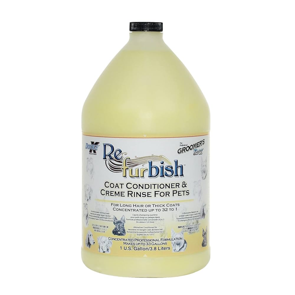 Groomer's Edge Re-Fur-Bish 32-1 Conditioner Gallon