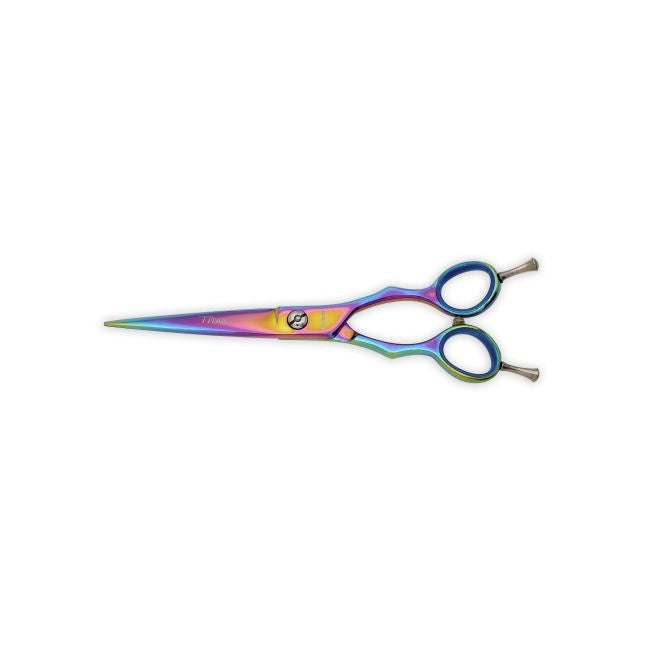 Geib 7” Entree Blue Titan Straight Shears