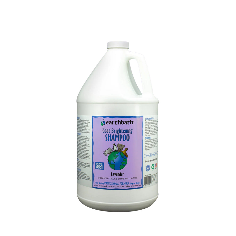 Earthbath Light Color Coat Brightener 33:1 Shampoo Gallon