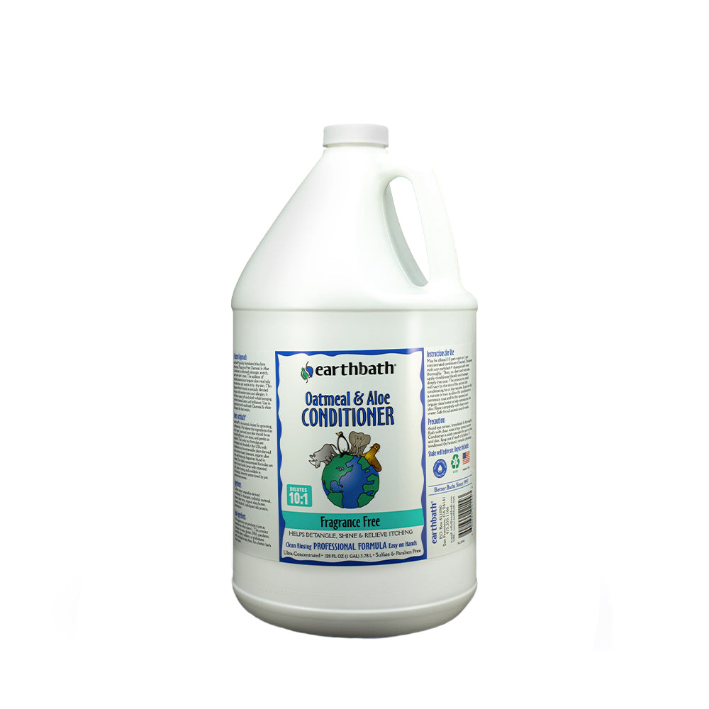 Earthbath Oatmeal and Aloe 10:1 Fragrance Free Conditioner Gallon