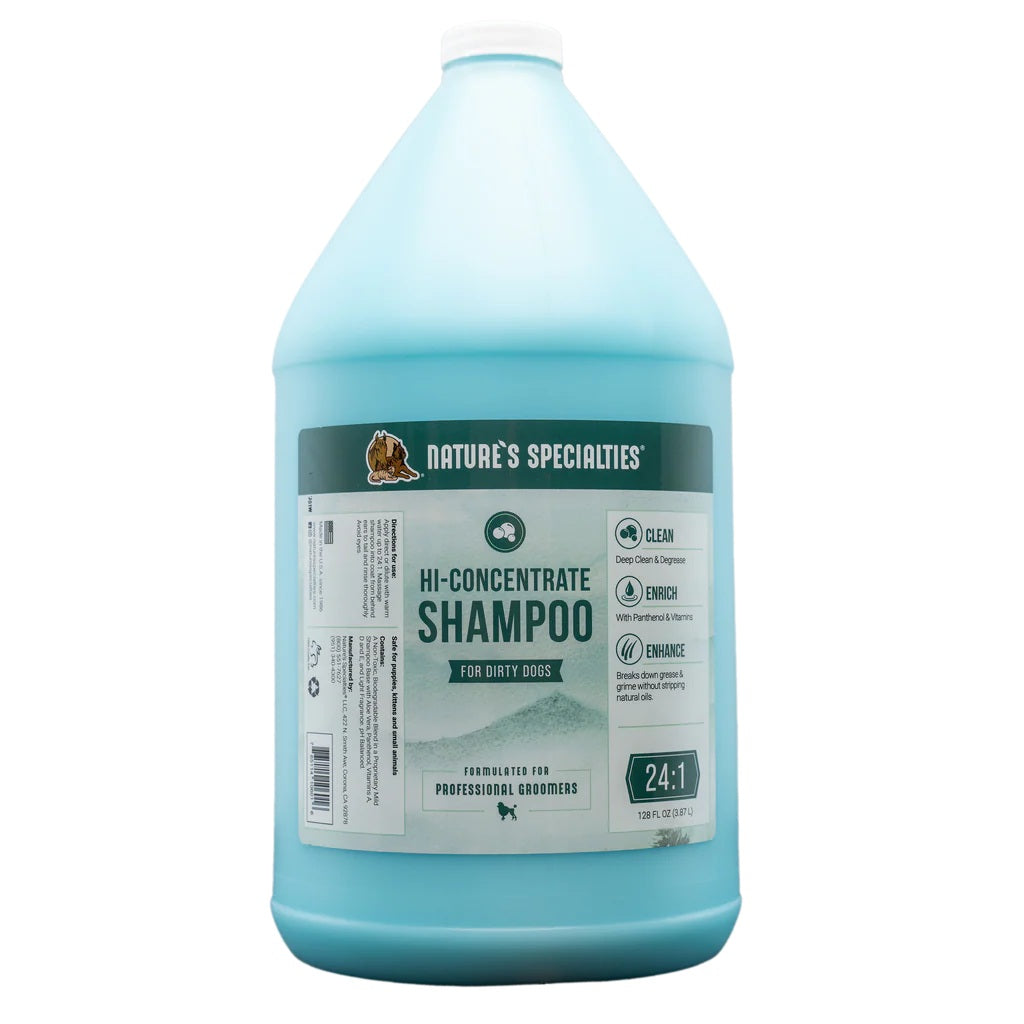 Hi-Concentrate Shampoo for Dirty Dogs Gallon by Natures Specialties