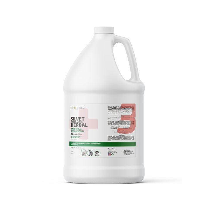 Herbal Silvet Antifungal & Antimicrobial w/ Hydrocortisone Shampoo by Nexderma