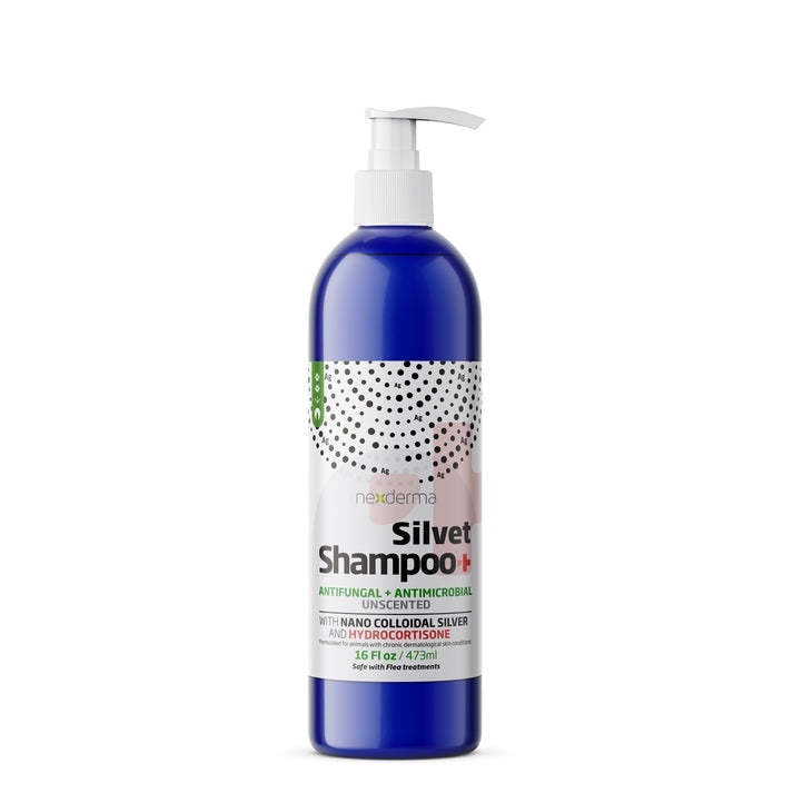 Unscented Silvet Antifungal & Antimicrobial w/ Hydrocortisone Shampoo by Nexderma