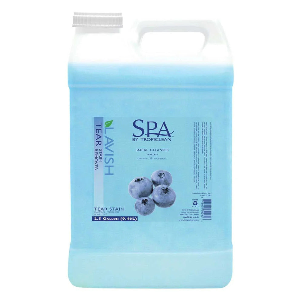 Tropiclean SPA Fresh Blueberry Facial Scrub RTU 2.5 Gallon