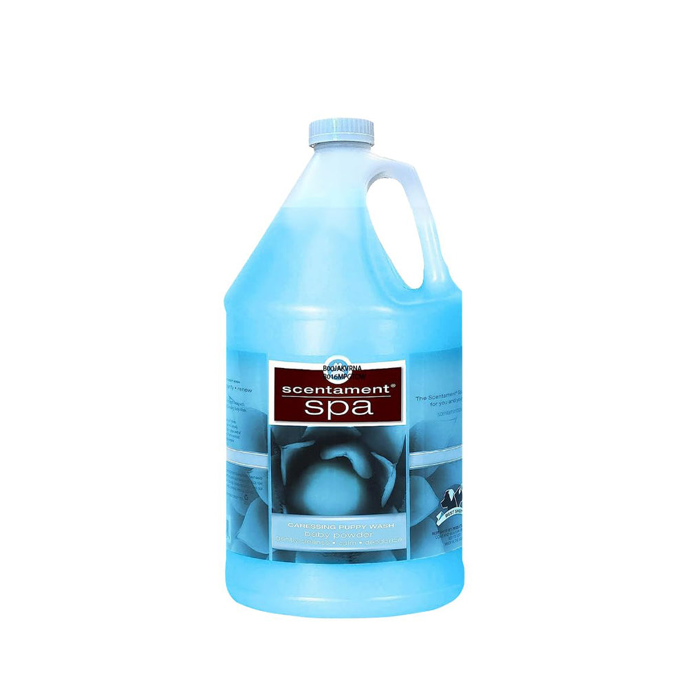 Scentament Spa Caressing Puppy Wash Baby Powder 10:1 Gallon