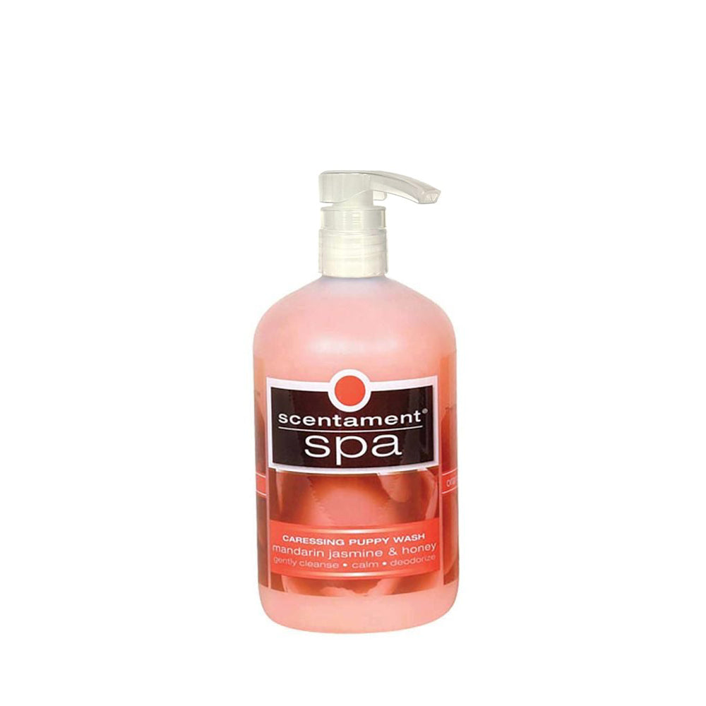 Scentament Spa Caressing Puppy Wash Mandarin Jasmin & Honey 10:1 16 oz