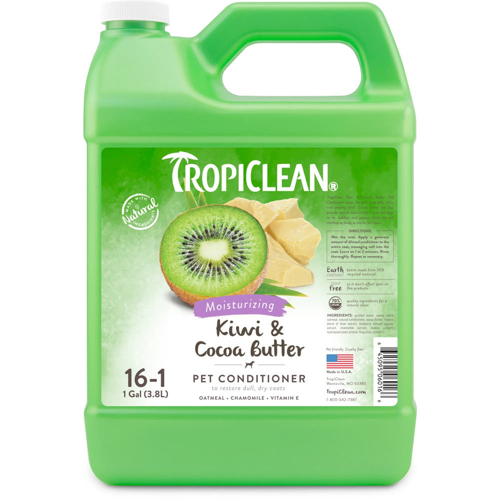 Tropiclean Kiwi & Cocoa Butter 16:1 Conditioner Gallon