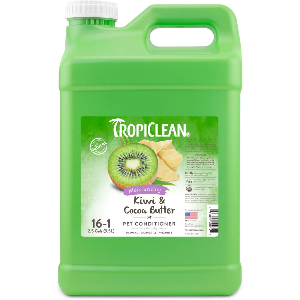 Tropiclean Kiwi & Cocoa Butter 16:1 Conditioner 2.5 Gallon
