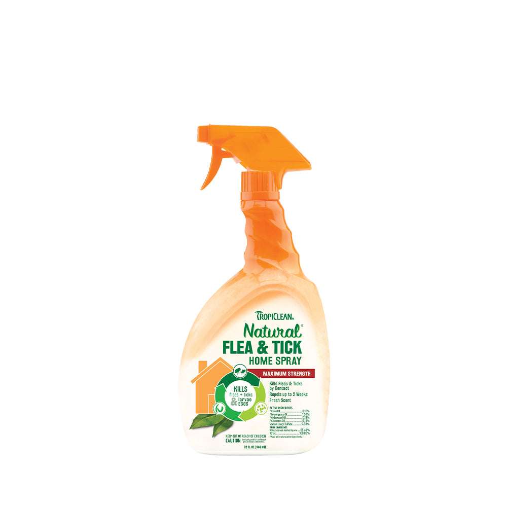 Tropiclean Flea and Tick Maximum Strength Home Spray 32 oz