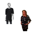 Load image into Gallery viewer, Stylist Wear Crinkle Nylon Groomer Zipper Jacket - Black OR Black Breed
