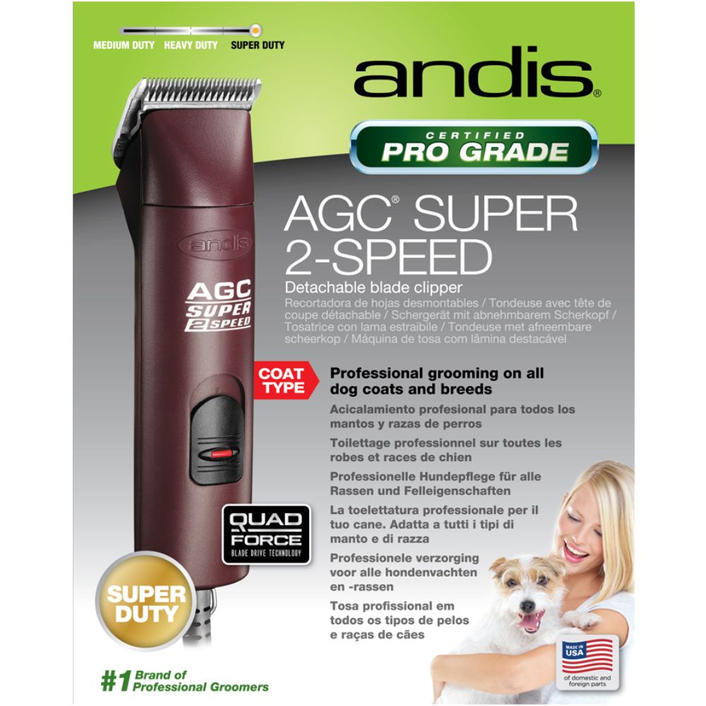 Andis UltraEdge AGC Super 2 Speed - Burgundy Clipper