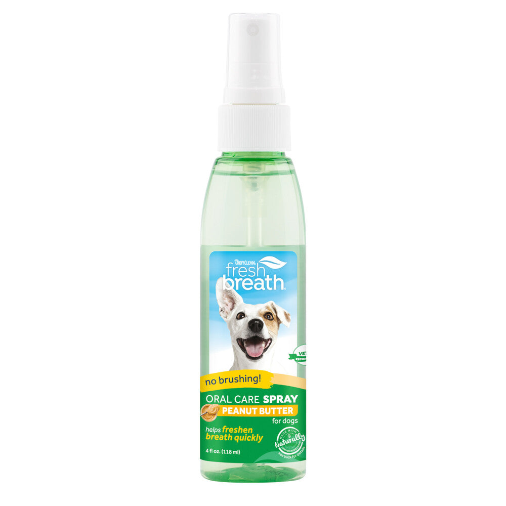 Tropiclean Fresh Peanut Butter Oral Care Spray 4 oz